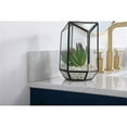 thumbnail image 4 of 42 inch single bathroom vanity in blue with backsplash, 4 of 8