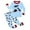 Light Blue, variant on REDARER Boys' Tractor Print Pajama Set Long Sleeve Cotton PJs Warm Kids Sleepwear for Home,12-18 Months