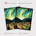 thumbnail image 2 of Yukon Northern Lights Green Teal Blue Large Wall Art Poster Print Thick Paper 18X24 Inch, 2 of 5