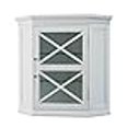 thumbnail image 3 of Elégant Home Fashions ELG-630 Bleu Ridge Armoire Murale d'Angle en Blanc, 3 of 5
