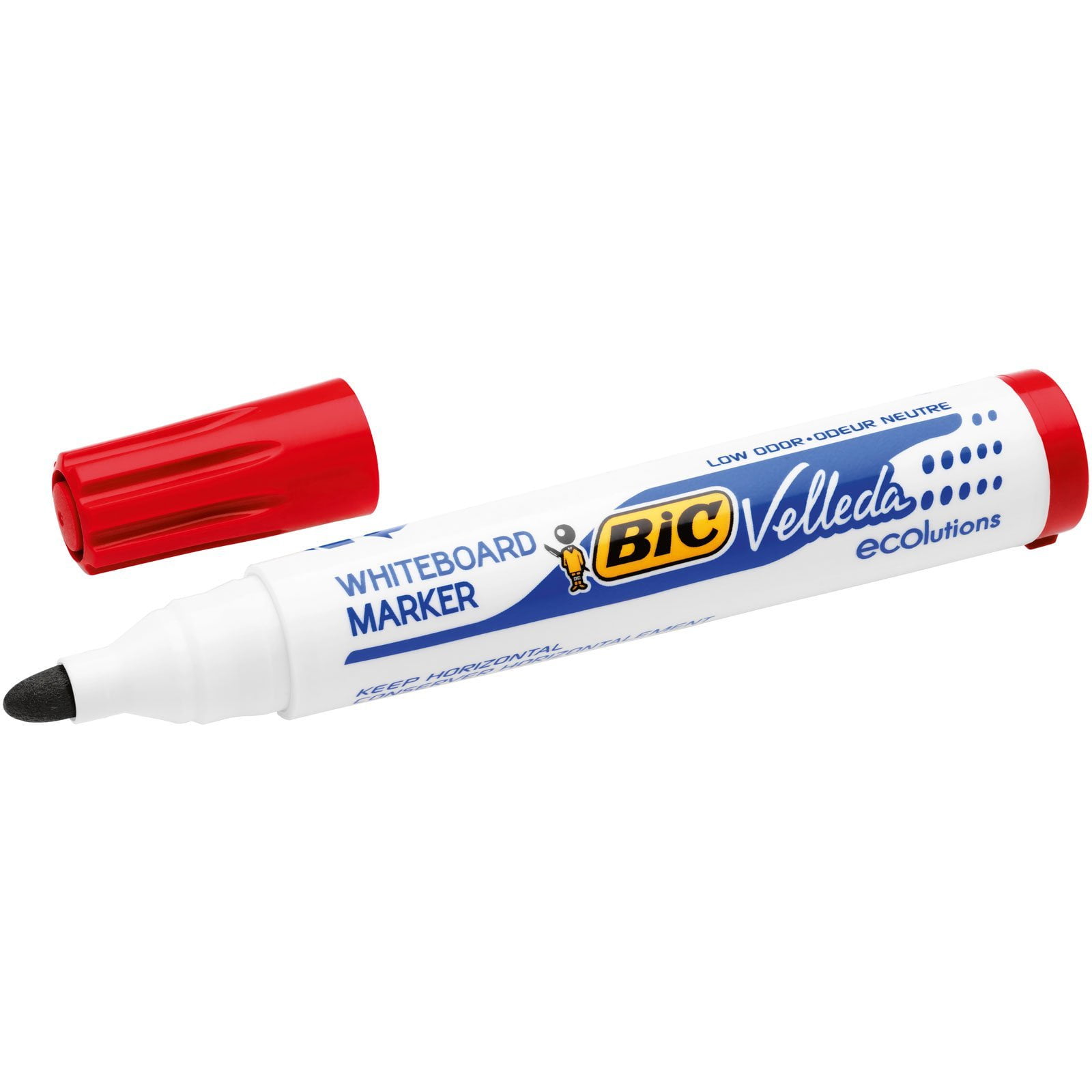 BIC Velleda 1701 ECOlutions Whiteboard Pens - Red, Box of 12