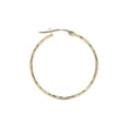 thumbnail image 2 of Arete Arracada Diamantada Imperial Jewelry de Oro 14K Estilo Domino 30mm, 2 of 12