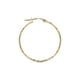 thumbnail image 2 of Arete Arracada Diamantada Imperial Jewelry de Oro 14K Estilo Domino 30mm, 2 of 12