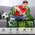thumbnail image 4 of XZYG Soccer Blanket Gifts for Boys Men Ultra Soft Warm Flannel Throw Blankets Soccer Team Soccer Lover Gifts for Kids Teens Adults(50*60inch), 4 of 7