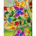 thumbnail image 2 of Evergreen 72"H Wind Spinner, Multicolored Butterflies, 2 of 9