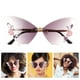 thumbnail image 4 of KAKOWELY Gafas de sol sin marco, estilo mariposa, divertidas, temáticas para fiestas, de moda, decoración, 4 of 5
