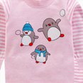 thumbnail image 4 of masbird Little Boy Girl Space Pajama Set Cotton Dinosaur Sleepwear Long Sleeve Pjs 6-12 Months 12-24 Months 2t 3t 4t 5t 6t 7t 8t 9t(Light Pink,3-6 M), 4 of 4