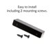 thumbnail image 4 of Yuarrent Tuerca de guitarra en forma de L 6 cuerdas almohadas Metal ranurado resistente duradero instrumento Musical bajo eléctrico Kit suministros Accesorios para instrumentos musicales Negro Yuarrent  OD032189-01, 4 of 6