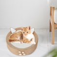 thumbnail image 4 of Almohadilla circular para rascar gatos, alfombrilla redonda de sisal para salón, Material grueso, resistente al desgaste, tamaño 40x10,5 cm, juguetes Fernando Cama rascador para gatos, 4 of 7