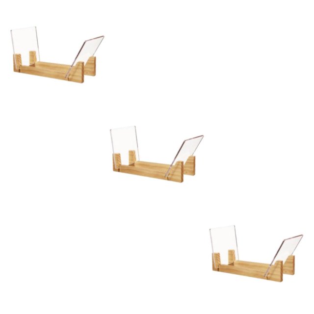 Toystoory Modern Record Holder with Acrylic Display Stacks 10 Up To Ends Record Type1 NO1