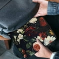 thumbnail image 4 of Werpe Flowers Table Cloth Black Background Diving Fabric Laptop Bag Sleeve Carrying Bag 13inch, 4 of 5