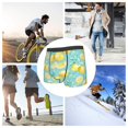 thumbnail image 4 of Fotbe Yellow Lemon Calzoncillos Tipo Boxer con Bolsa de Soporte Total para Hombre, X-Temp Fresco, Transpirable y de Secado Rápido-Medium, 4 of 5