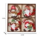 thumbnail image 3 of Adornos de madera navideña de 12 piezas - Decoraciones colgantes de rodajas de madera con sombreros para árbol, chimenea y decoración navideña, 3 of 6