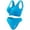 Sky Blue, variant on KIHOUT Womens Bras Clearance Women's Non Steel Ring Gathered Seamless Suspender Breathable Gathered Sports Underwear Underwear Set