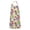 Pioneer Flower Floral-2, variant on Pioneer Flower Floral Print Pattern Apron for Women and Men, Cotton Linen Waterproof with Pockets, Adjustable, 33x27 Inch for Kitchen, Gardening, BBQ, Salon
