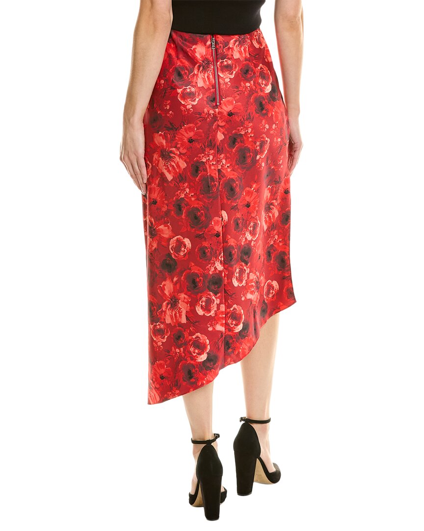 Alice red midi skirt online