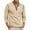 Beige, variant on VJATTWR Men's Thermal Shirt Long Sleeve, Warm Crewneck Undershirt, Cold Weather Base Layer S