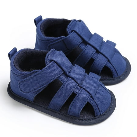 

Binpure Baby Summer Sandals Soft Sole Cute Anti-Slip Stick On Shoes