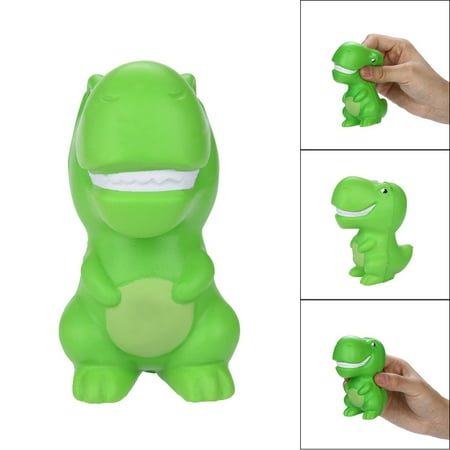 Stress Reliever Key - Squishies Green Dinosaur Scented Slow Rising Squeeze Toys Stress Reliever Toys