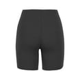 thumbnail image 4 of Penkiiy 2PC Women's Biker Long Shorts Workout Sports High Waisted Shorts Solid Stretch Light Comfort Shorts Leggings 2XL Dark Gray, 4 of 9
