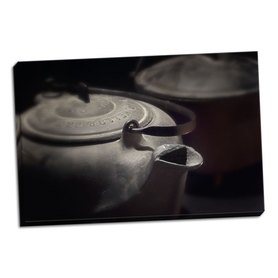 Gango Home Decor Iron by C. Thomas McNemar (Ready to Hang); One 36x24in Hand-Stretched Canvas