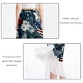 thumbnail image 2 of Flag Plants Stylish Chiffon Beach Dresses for Women | Summer Dress for the Beach, 2 of 6