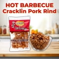 thumbnail image 2 of Hot Barbecue Soft Cracklin Pork Rind Snacks 2 oz Bags Savory Chips for Home Party Favor Picnic Movie Night BBQ Snacking Gift Supplies - Pack of 3, 2 of 7