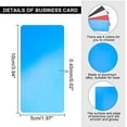 thumbnail image 4 of 20Pcs 0.02 Thick Metal Business Card 4 Colors Aluminum Blanks Name Card Laser Engraved Business Card, 4 of 9