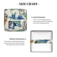 thumbnail image 5 of Kdxio Dinosaurs And Leaves Print Tissue Box Cover,Square Decorative PU Leather Facial Paper Case Organizer Holder Dispenser for Bathroom,Night Stands,Desk,Car 5.2''X5.2''X5.2'', 5 of 8