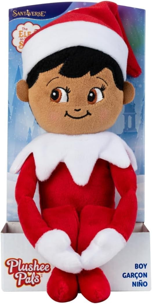 The Elf on the Shelf - Plushee Pals Bundle: New Boy & Girl, Dark - 17"