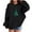 Black, variant on Lorytime Girls Hoodies with Bows Boys Christmas Tree Sweatshirt Long Sleeve Pullover Drop Shoulder Soft Tops White