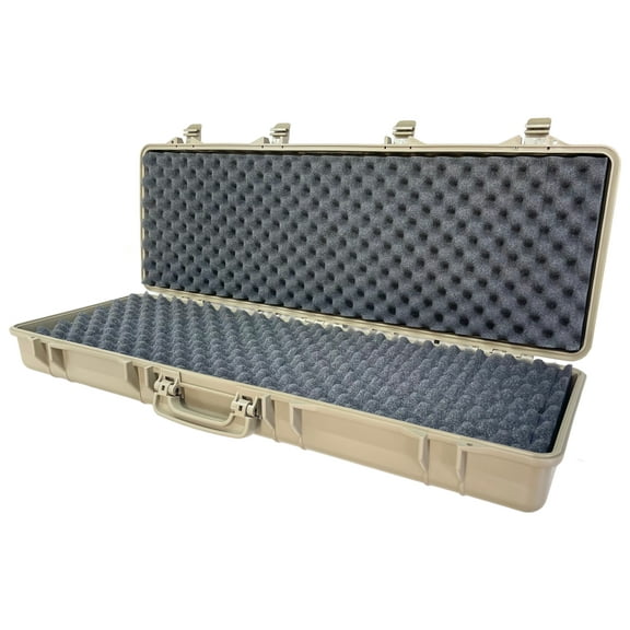 Trimex 40" inch Gun Cases Handgun Pistol Storage Lockable Shooting Range Hunting Outdoors Sporting Tan