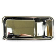 PT Auto Warehouse CH-3831M-FL - Outer Exterior Outside Door Handle, Chrome - Half Door Type, Driver Side Front Fits select: 1999-2006 JEEP WRANGLER / TJ