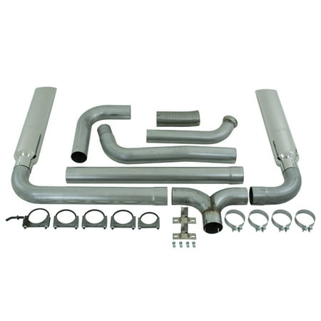 Mbrp Smokers Stack - MBRP Inc. 03-07 Super Duty 6.0L Powerstroke Turbo Back, Smokers, Incl. B1610 Stacks