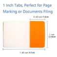 Multi Line Tabs Design CCOCC 240 Pieces File Tabs Sticky Index Tabs,Writable Repositionable 12 ...