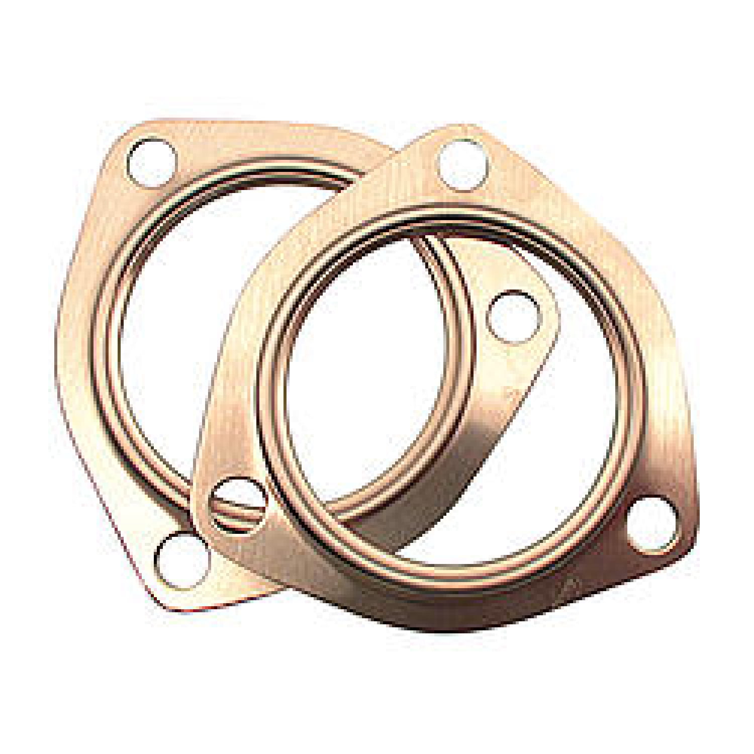 Sce Gaskets 4300 Pro Coppr Embssd Exh. 3 Bolt 3"" Header Collector Gskt Set""