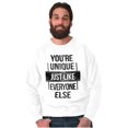 thumbnail image 5 of Unique Like Everyone Else Funny Sweatshirt for Men or Women Brisco Brands X, 5 of 6