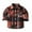 Brown, variant on Toddler Baby Boys and Girls Plaid Shirts Jacket Long Sleeve Lapel Button Down Shirt Top Outwear Clothes Ma-Red-(2-3 Years)