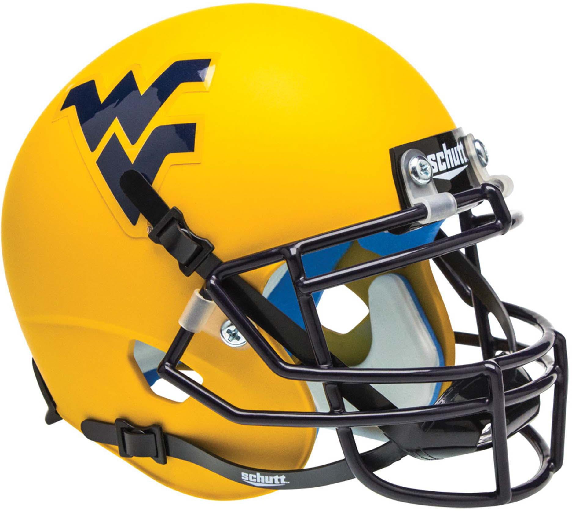 Fanatics Authentic West Virginia Mountaineers Schutt Yellow Mini