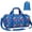 B1-Blue Dinosaur, variant on Travel Duffle Bag Boys - Waterproof Kids Gym Sports Bag for Overnight Sleepover Bag with Shoe Compartment and Dry Wet Separation Pockets (Blue Basketball)