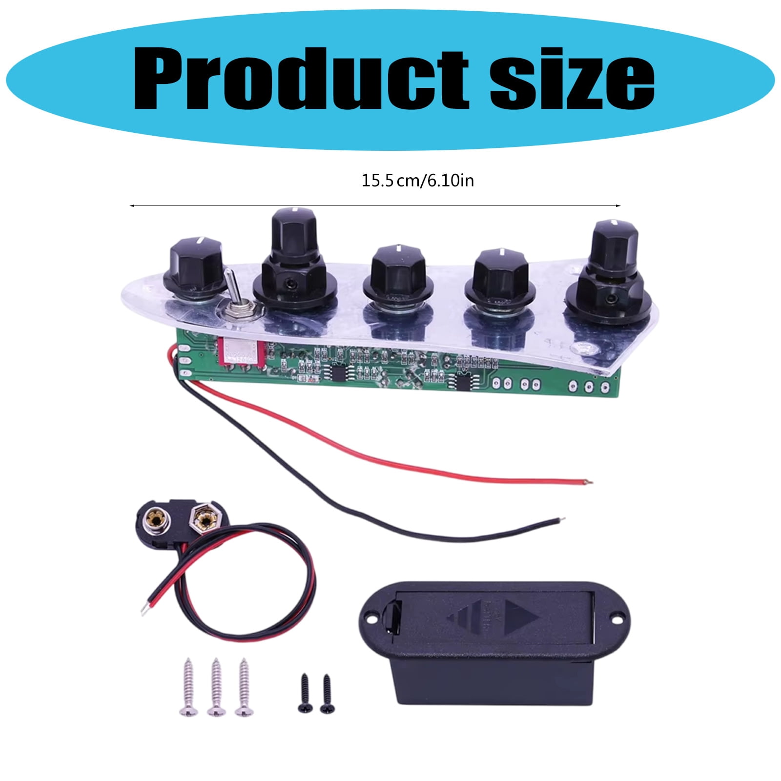 Guitar Prewired Harness 5 Way Prewired Loaded Prewired Control Plate Harness Converter Knobs Replacement for Guitar Part