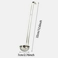 thumbnail image 3 of Stainless Steel Soup Spoon with Ergonomic Handle and Hook End for Cooking Dressing Kitchen Tableware Dishwasher Home Restaurant Use, 3 of 9