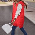 thumbnail image 2 of Vedolay Parka Jacket Women Knit Long Cardigan Coat Open Front Button Coat Outerwear 2023 Red,XL, 2 of 5