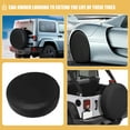 thumbnail image 4 of FESTFENDS Camper Accessories Black Tire Cover for Spare Trailer Tires Uv Protected, 4 of 8
