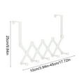 thumbnail image 5 of Retractable Over-the-Door Hanging Rack, No-Drill Adjustable Hook Organizer for Bedroom, Bathroom & Entryway Storage, 5 of 5