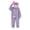 B#04-Light Purple, variant on ZHANGDER Big Mouth Monster Onesie with Comb, Plush Monster Onesie Soft Plush Loungewear No Shoes