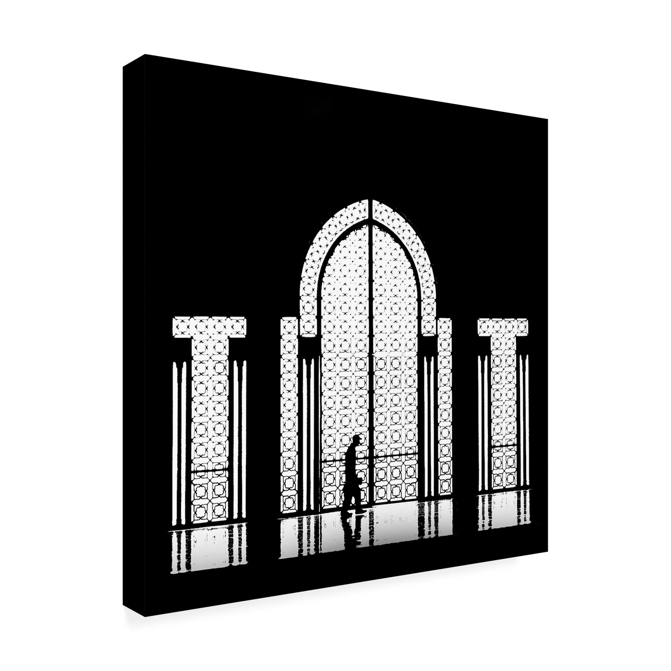 Canvas Wall Art - Massimo Della Latta 'Il Sorvegliante' Wall Art for Living Room, Bedroom, or Office D?cor by Trademark Fine Art - 18 x 18 Inches