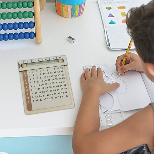 Hot6sl Ofertas y Liquidaciones Tabla de Multiplicación Educativa Deslizable Tabla de Multiplicación Educativa Deslizable