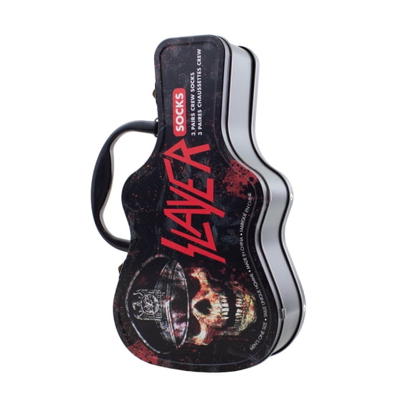 PERRI'S SOCKS - Slayer Guitar Tin with 3 Pairs of Socks