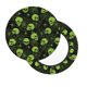 thumbnail image 2 of Disketp Skulls And Cobwebs Funda Redonda para Taburete, Funda de Cojín para Silla de Bar Suave y Elástica-12 inch, 2 of 7